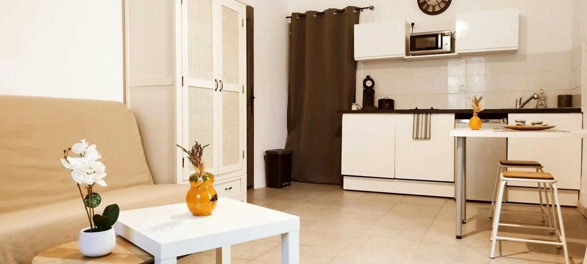 Studio Charmant Dans Un Ancien Moulin Pres D'Orange 30 M² Piscine Екстер'єр фото